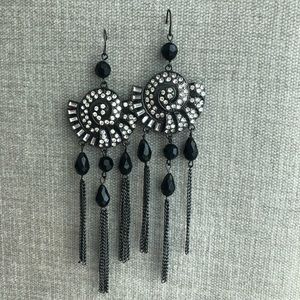 Rhinestone/Enamel Earrings